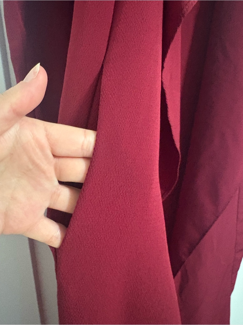 Long Draped Trench Coat Maxi Open Front Modest Abaya Size Medium - Picture 4 of 7